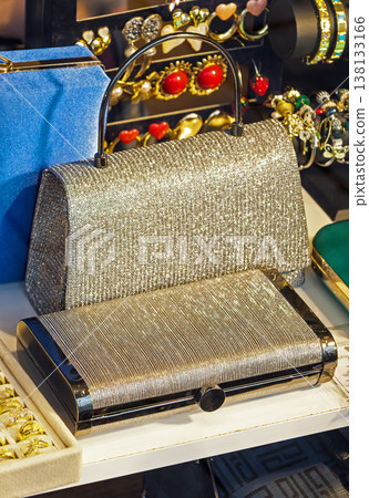 Silver clutch bags 138133166