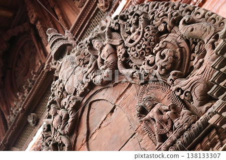 Kathmandu Valley, a UNESCO World Heritage Site in Nepal, South Asia: Durbar Square 138133307