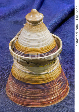 Pottery tagine ceramic bowl 138133430