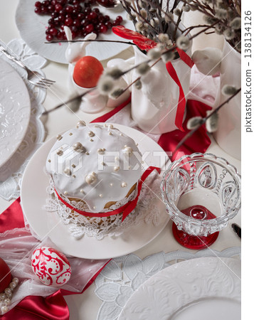 Lively starshaped embellishments decorate richly textured sweet dessert Lively starshaped embellishments decorate richly textured sweet dessert 138134126