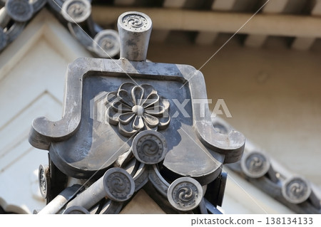 Hiroshima Castle, Main Tower, Roof Tiles Hiroshima Castle, Main Tower, Roof Tiles 138134133