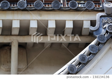 廣島城,主塔,屋瓦 廣島城,主塔,屋瓦 138134136