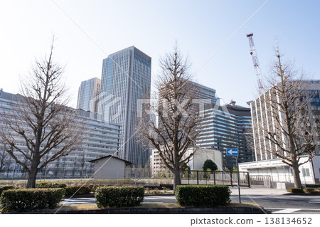 霞關市政府辦公區的一景。 霞關市政府辦公區的一景。 138134652