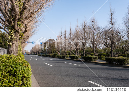 霞關市政府辦公區的一景。 霞關市政府辦公區的一景。 138134658