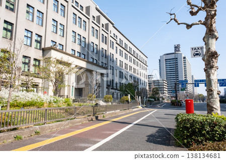 霞關市政府辦公區的一景。 霞關市政府辦公區的一景。 138134681