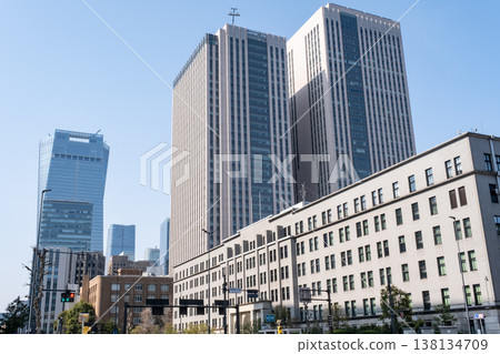 霞關市政府辦公區的一景。 霞關市政府辦公區的一景。 138134709
