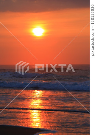 beautiful beach sunrise beautiful beach sunrise 138135036