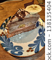 Chocolate banana cake 138135404