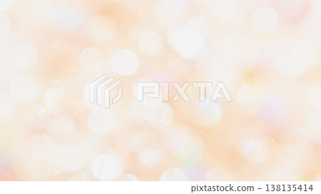 Orange colorful light bokeh background - illumination 138135414