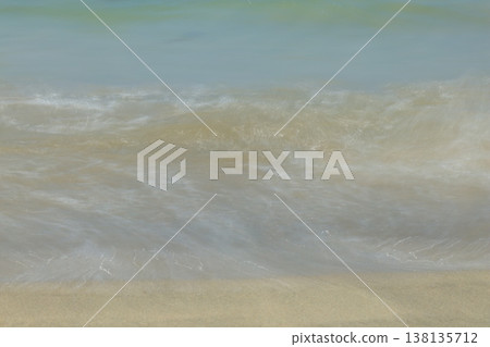 Waves to beat on the sandy beach Waves to beat on the sandy beach 138135712