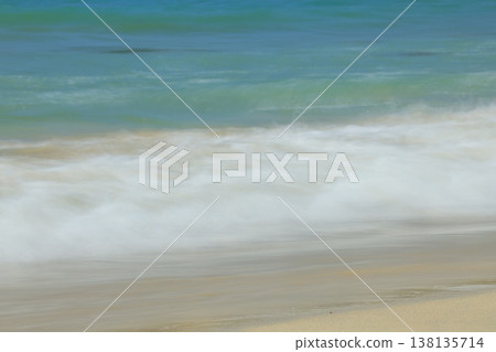 Waves to beat on the sandy beach Waves to beat on the sandy beach 138135714