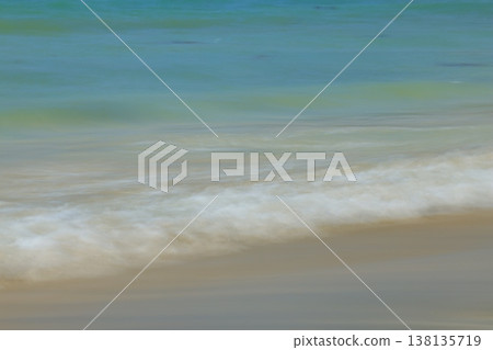 Waves to beat on the sandy beach Waves to beat on the sandy beach 138135719
