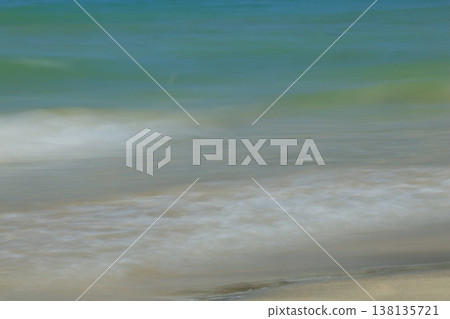 Waves to beat on the sandy beach Waves to beat on the sandy beach 138135721