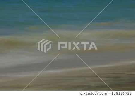 Waves to beat on the sandy beach Waves to beat on the sandy beach 138135723