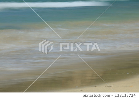 Waves to beat on the sandy beach Waves to beat on the sandy beach 138135724