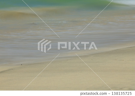 Waves to beat on the sandy beach Waves to beat on the sandy beach 138135725