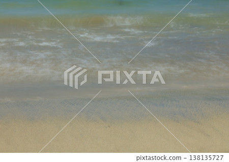 Waves to beat on the sandy beach Waves to beat on the sandy beach 138135727