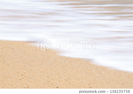 Waves to beat on the sandy beach Waves to beat on the sandy beach 138135739
