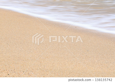 Waves to beat on the sandy beach Waves to beat on the sandy beach 138135742
