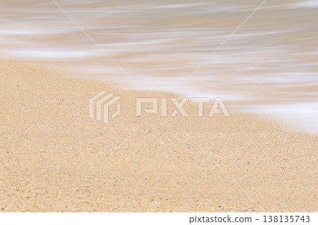 Waves to beat on the sandy beach Waves to beat on the sandy beach 138135743