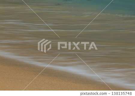 Waves to beat on the sandy beach Waves to beat on the sandy beach 138135748