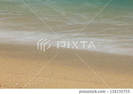 Waves to beat on the sandy beach Waves to beat on the sandy beach 138135755