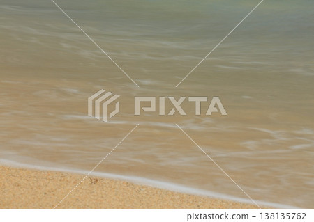 Waves to beat on the sandy beach Waves to beat on the sandy beach 138135762