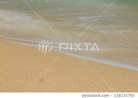 Waves to beat on the sandy beach Waves to beat on the sandy beach 138135763