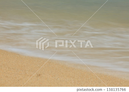 Waves to beat on the sandy beach Waves to beat on the sandy beach 138135766