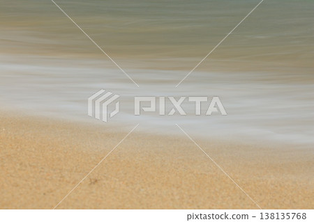Waves to beat on the sandy beach Waves to beat on the sandy beach 138135768