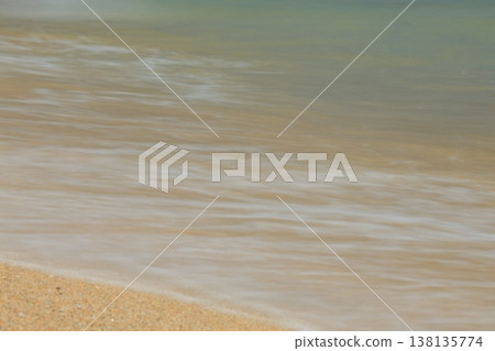 Waves to beat on the sandy beach Waves to beat on the sandy beach 138135774