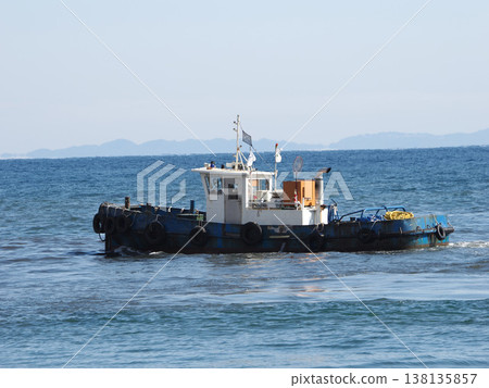 Tugboats working in the bay Tugboats working in the bay 138135857
