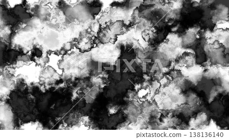 一幅墨跡暈染如黑霧般的背景畫。極具日式水墨畫質感。 一幅墨跡暈染如黑霧般的背景畫。極具日式水墨畫質感。 138136140