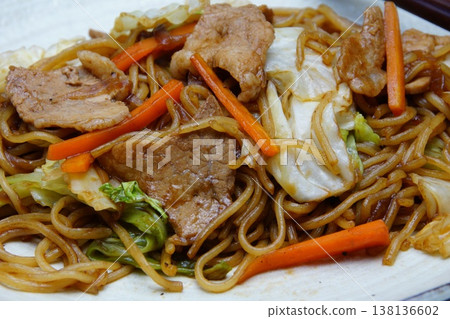 Sauce Fried Noodles Sauce Fried Noodles 138136602