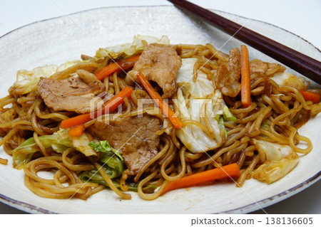 Sauce Fried Noodles Sauce Fried Noodles 138136605