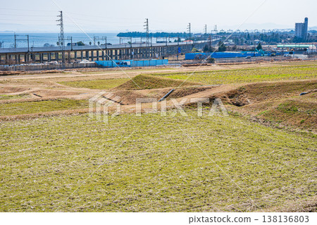 Terraced rice fields in the western Lake Biwa region of Shiga Prefecture, Kitakomatsu, Otsu City, Shiga Prefecture Terraced rice fields in the western Lake Biwa region of Shiga Prefecture, Kitakomatsu, Otsu City, Shiga Prefecture 138136803