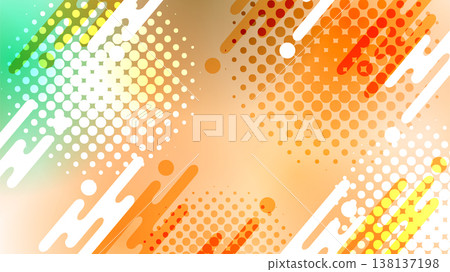 充滿活力的抽象孟菲斯風格背景設計 138137198