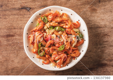 Deep fried river shrimps Deep fried river shrimps 138137360