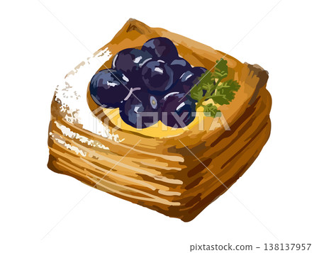 方形藍莓丹麥酥 方形藍莓丹麥酥 138137957