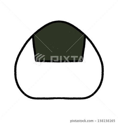 Heartwarming rice ball | Covered in seaweed (no face) Heartwarming rice ball | Covered in seaweed (no face) 138138165