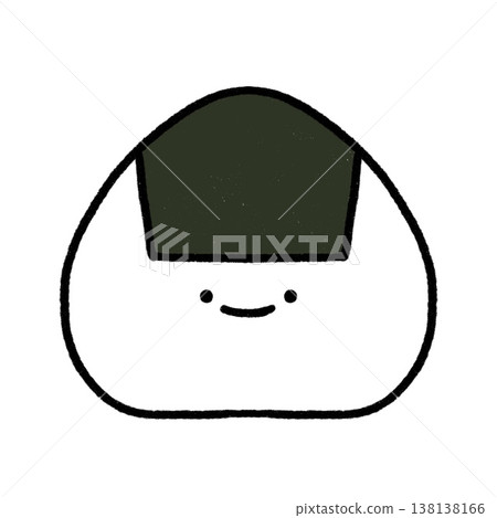 Heartwarming rice ball | Covered in seaweed Heartwarming rice ball | Covered in seaweed 138138166