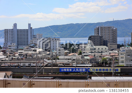 山陽電氣鐵道,人丸前站,日本標準時間子午線 山陽電氣鐵道,人丸前站,日本標準時間子午線 138138455