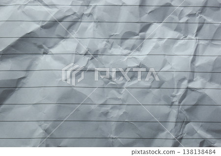 crumpled line paper texture background, blank sheet notebook crumpled line paper texture background, blank sheet notebook 138138484
