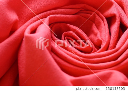 red texture of fabric textile, abstract image for fashion cloth design background 138138503