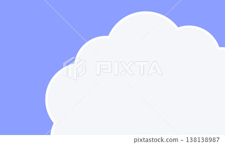 背景是藍天和大片雲朵。 背景是藍天和大片雲朵。 138138987