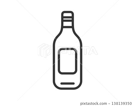 Illustration of an olive oil bottle icon (line drawing) Illustration of an olive oil bottle icon (line drawing) 138139350