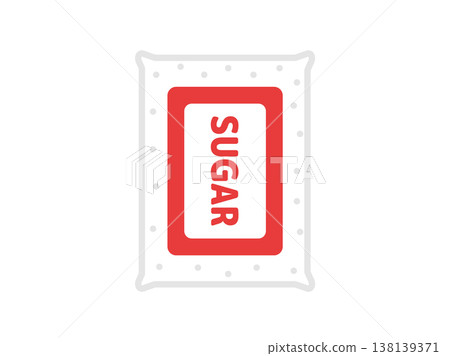 包裝盒內糖的圖示插圖 包裝盒內糖的圖示插圖 138139371
