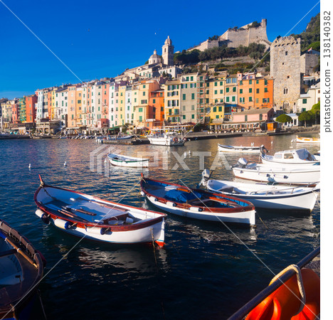 Image of Portovenere in La Spezia of Italy 138140382
