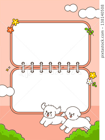 Vector illustration of cute dogs. Vector illustration of cute dogs. 138140508