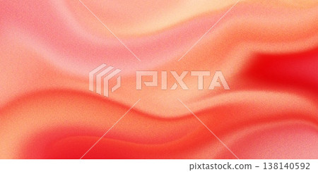 Abstract Coral Orange Gradient Background with Soft Fluid Waves Abstract Coral Orange Gradient Background with Soft Fluid Waves 138140592